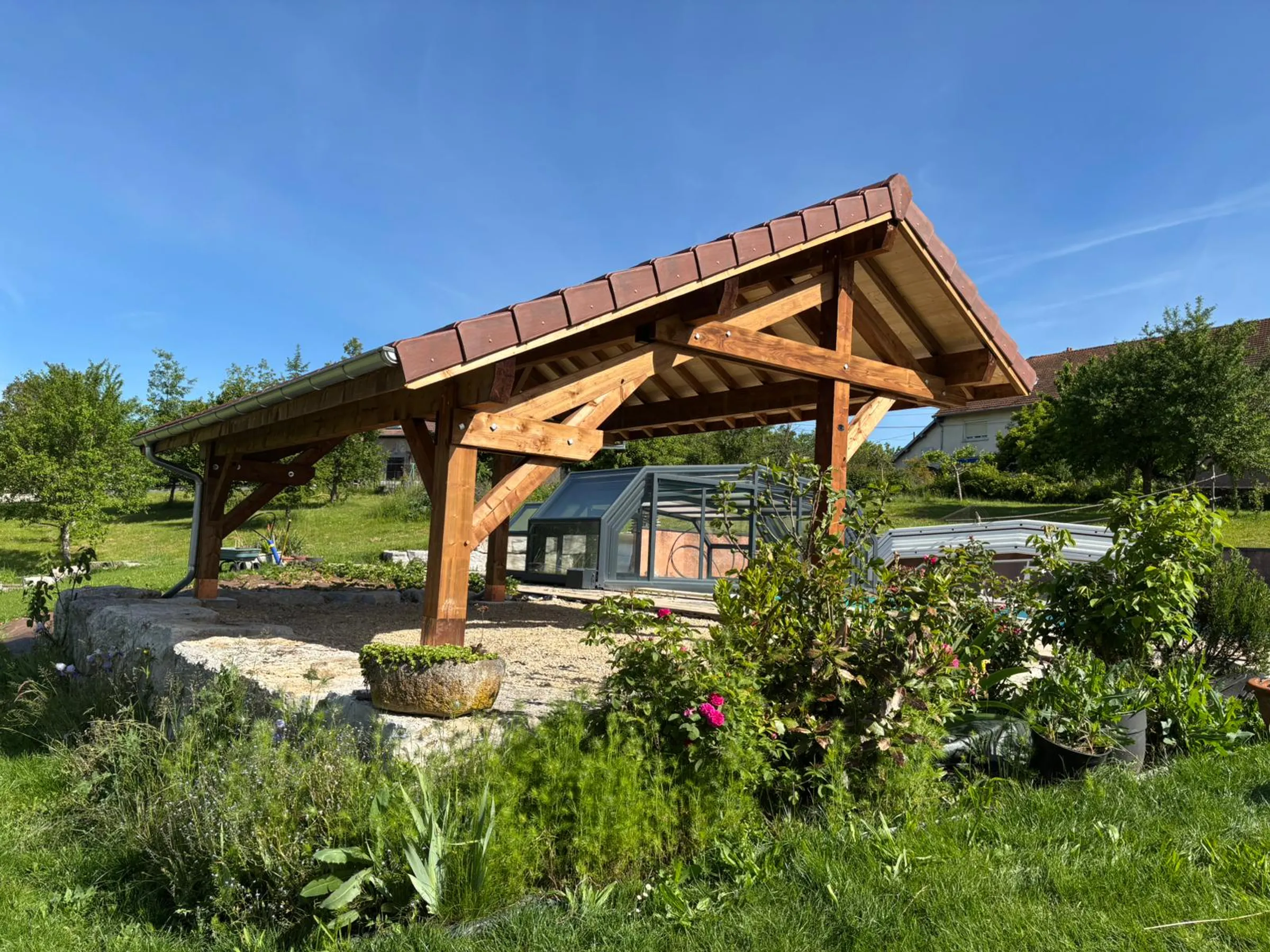 Abri piscine 3.5x5.5