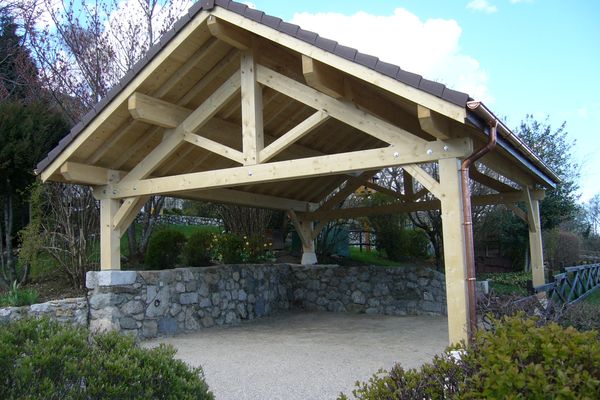 Carport 2 pentes égales