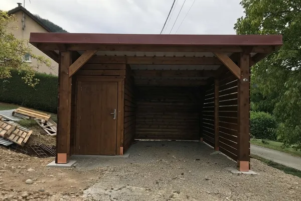 Carport avec local technique  — photo 2