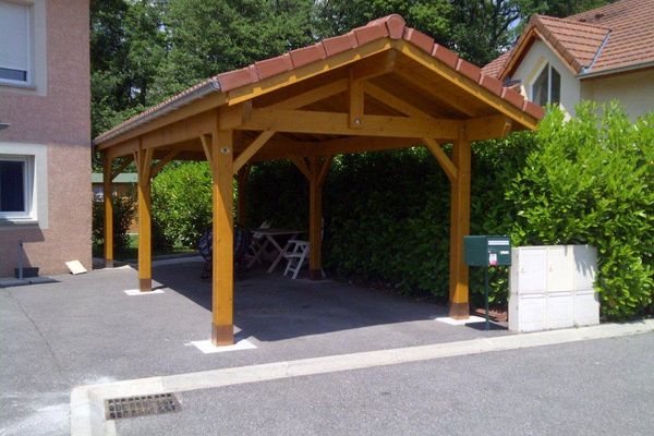 Carport bûcher 3 fermes