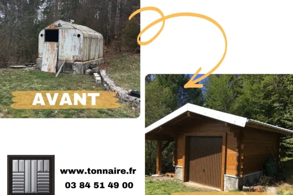 Abri de jardin bois sur mesure réalisé par Tonnaire — réalisation 25