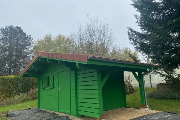 Abri de jardin 4×3 m à Busy