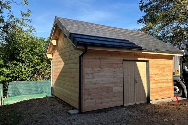 Abri de jardin ossature bois 4×5 m à Sciez