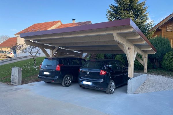 Carport bois sur mesure réalisé par Tonnaire — réalisation 16