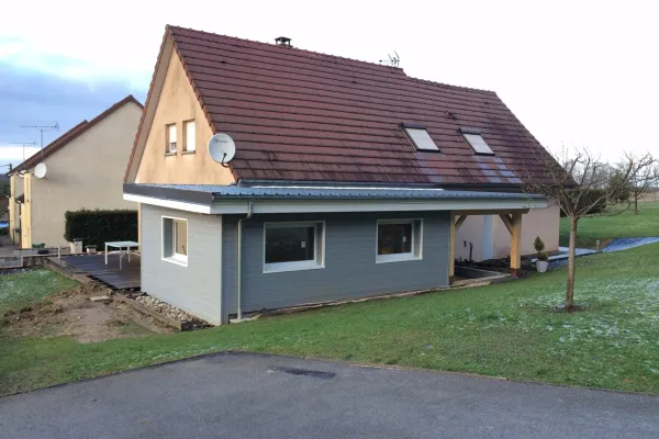 Extension bois sur mesure réalisée par Tonnaire — réalisation 6
