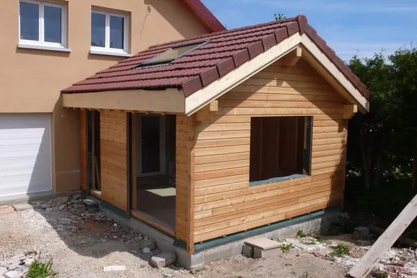 Extension bois sur mesure réalisée par Tonnaire — réalisation 7
