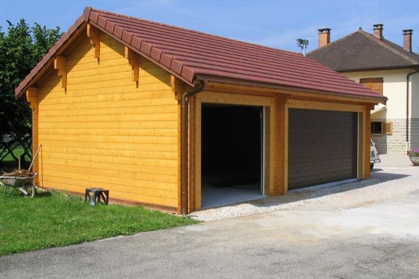 Garage bois sur mesure réalisé par Tonnaire — réalisation 18