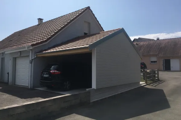 Garage bois sur mesure réalisé par Tonnaire — réalisation 25