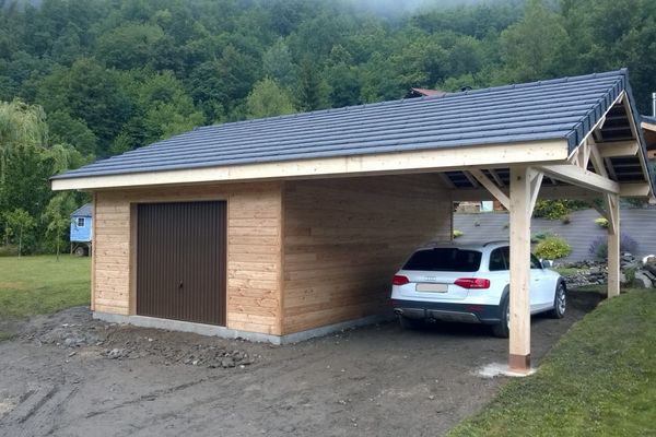 Garage bois sur mesure réalisé par Tonnaire — réalisation 33