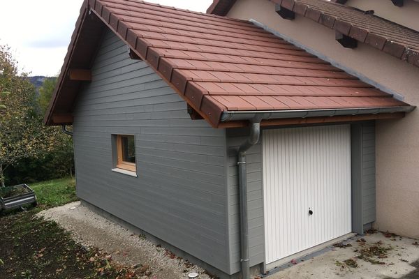 Garage bois sur mesure réalisé par Tonnaire — réalisation 34