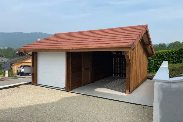 Garage bois sur mesure réalisé par Tonnaire — réalisation 10