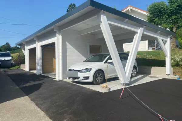 Garage bois sur mesure réalisé par Tonnaire — réalisation 6