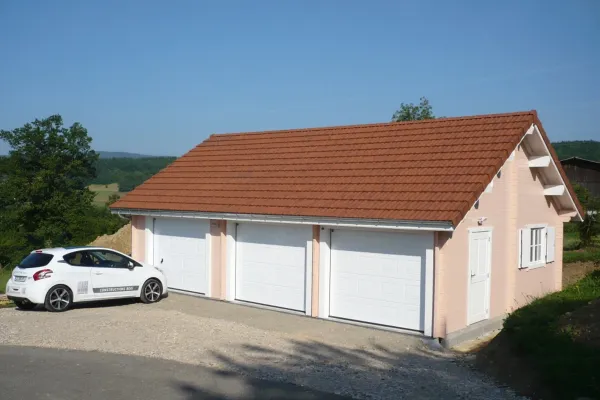 Garage en madriers