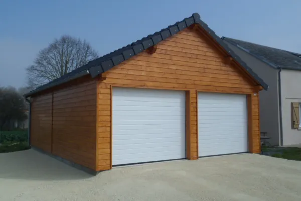 Garage ossature bois