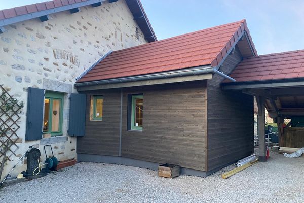 Extension bois sur mesure réalisée par Tonnaire — réalisation 1